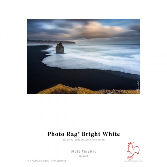 Hahnemühle Photo Rag Bright White 308gsm 44" x 12m Paper Roll
